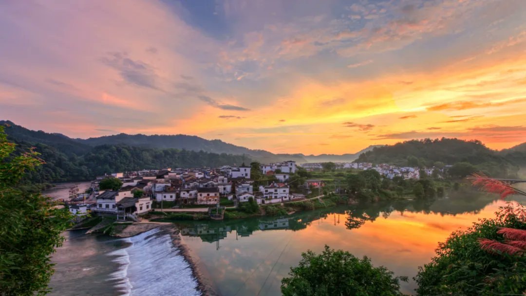 Wangkou Village Jiangxi sunset (photo 3 of 4)