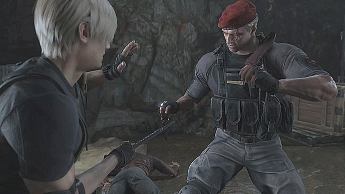 Resident Evil 4 standoff