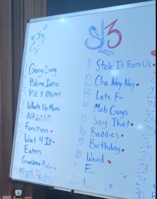 Slime Language 3 rumored tracklist