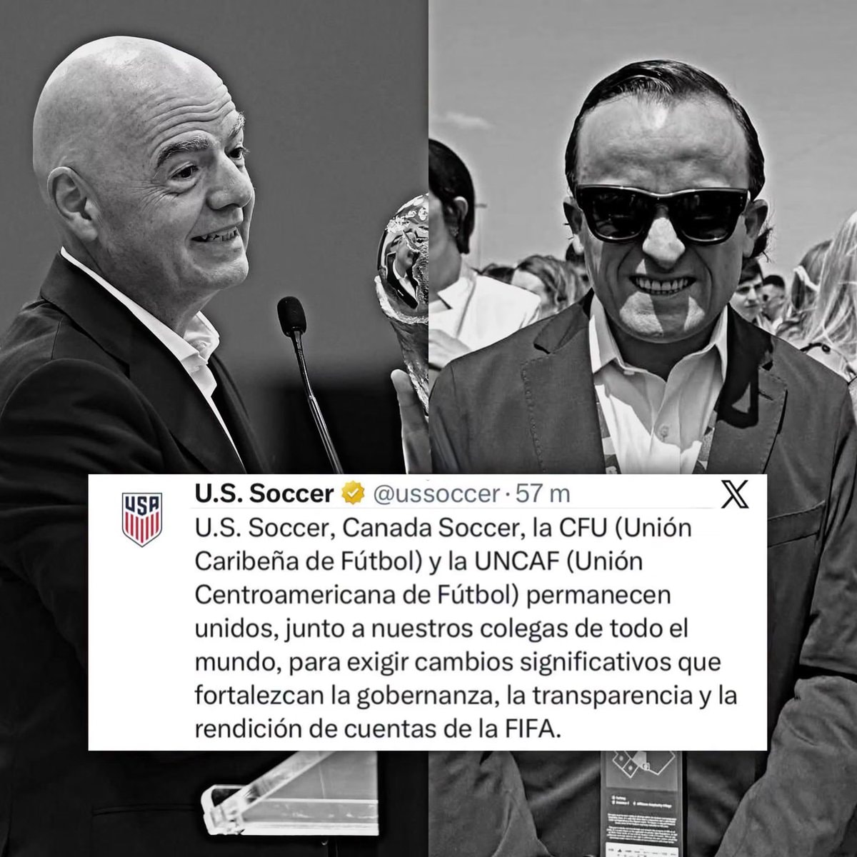 US Soccer Concacaf FIFA reform statement