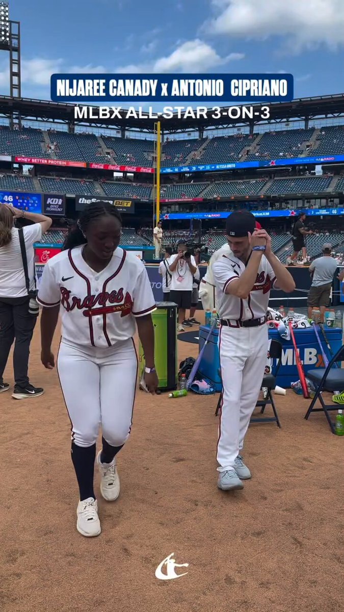 Nijaree Canady Antonio Cipriano MLB All-Star 3-on-3