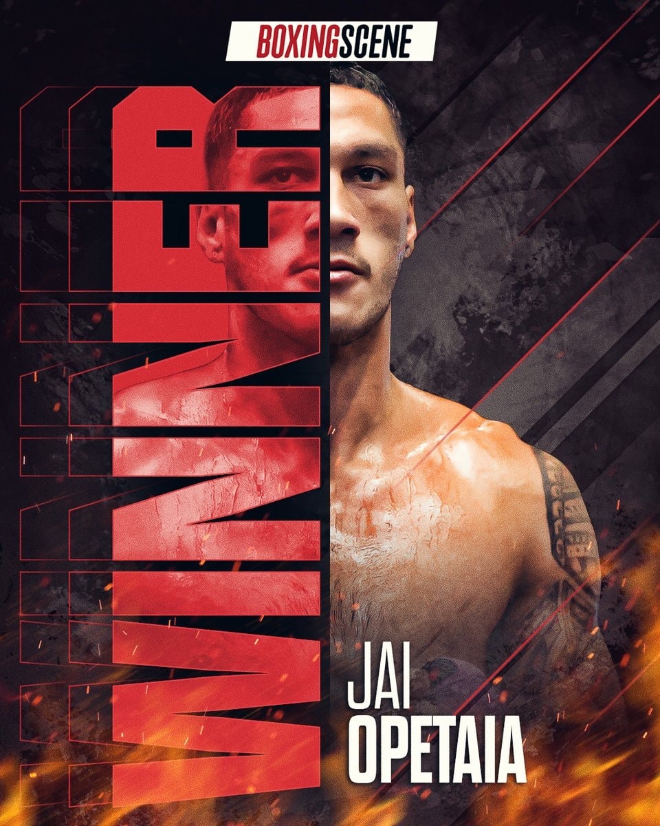 Jai Opetaia wins cruiserweight fight