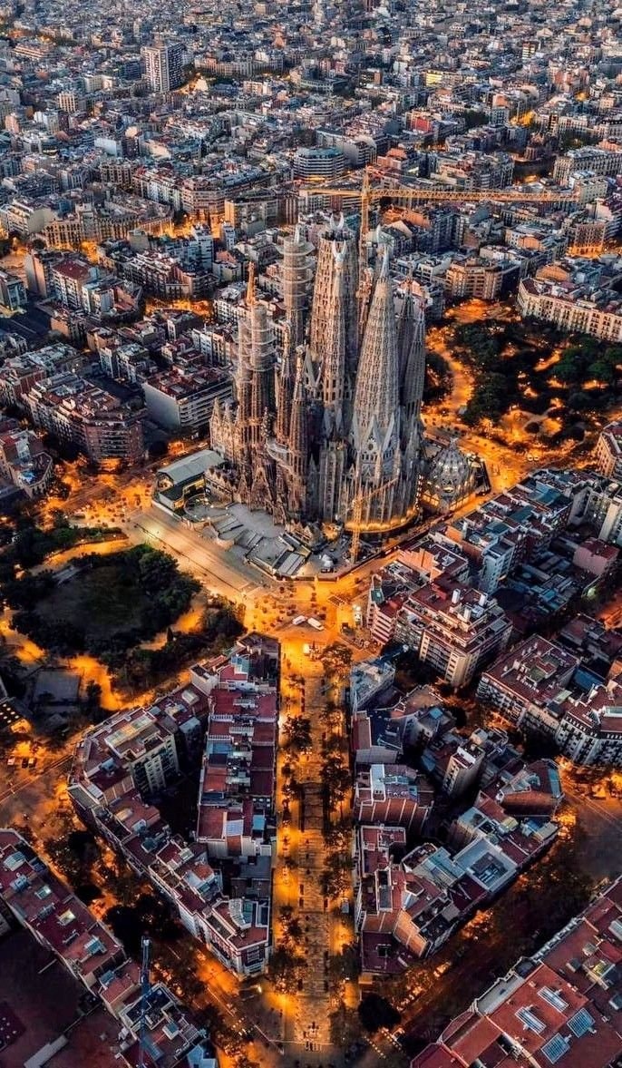 Barcelona Spain city views Barcelona Spain city views