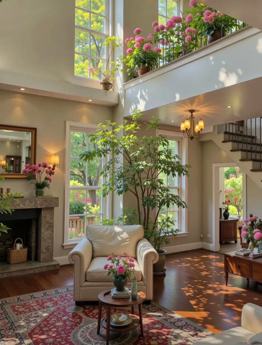 sunlit living room (photo 4 of 4)