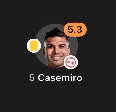 Casemiro still cooking Messi (photo 2 of 2)