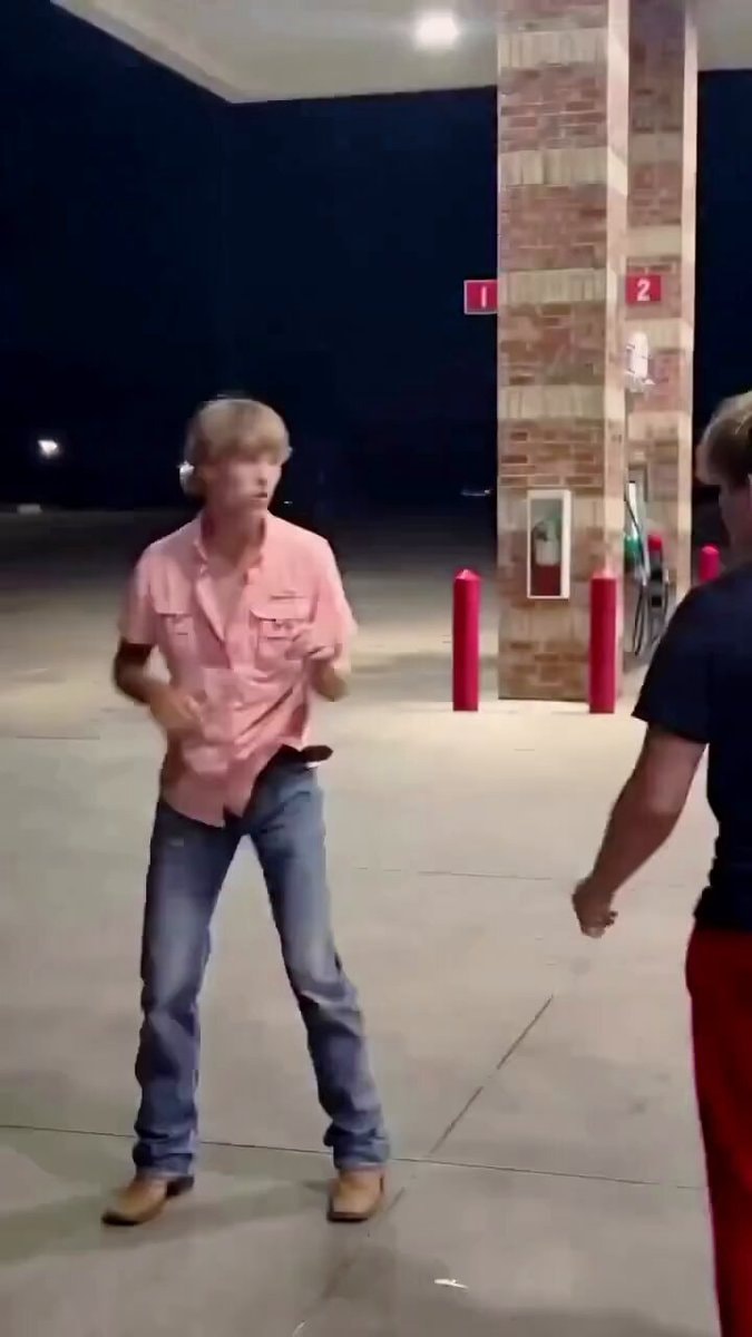 Gas station kick move