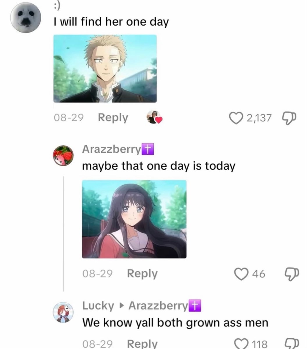 anime thread reaction 😭