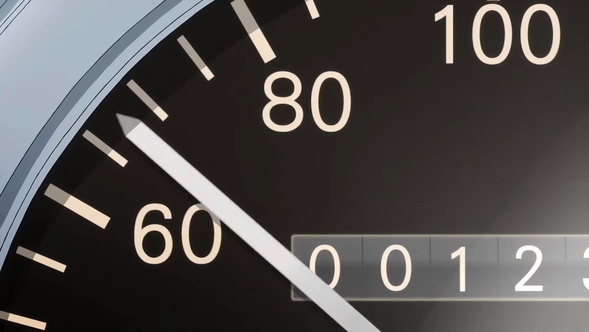 speedometer reading
