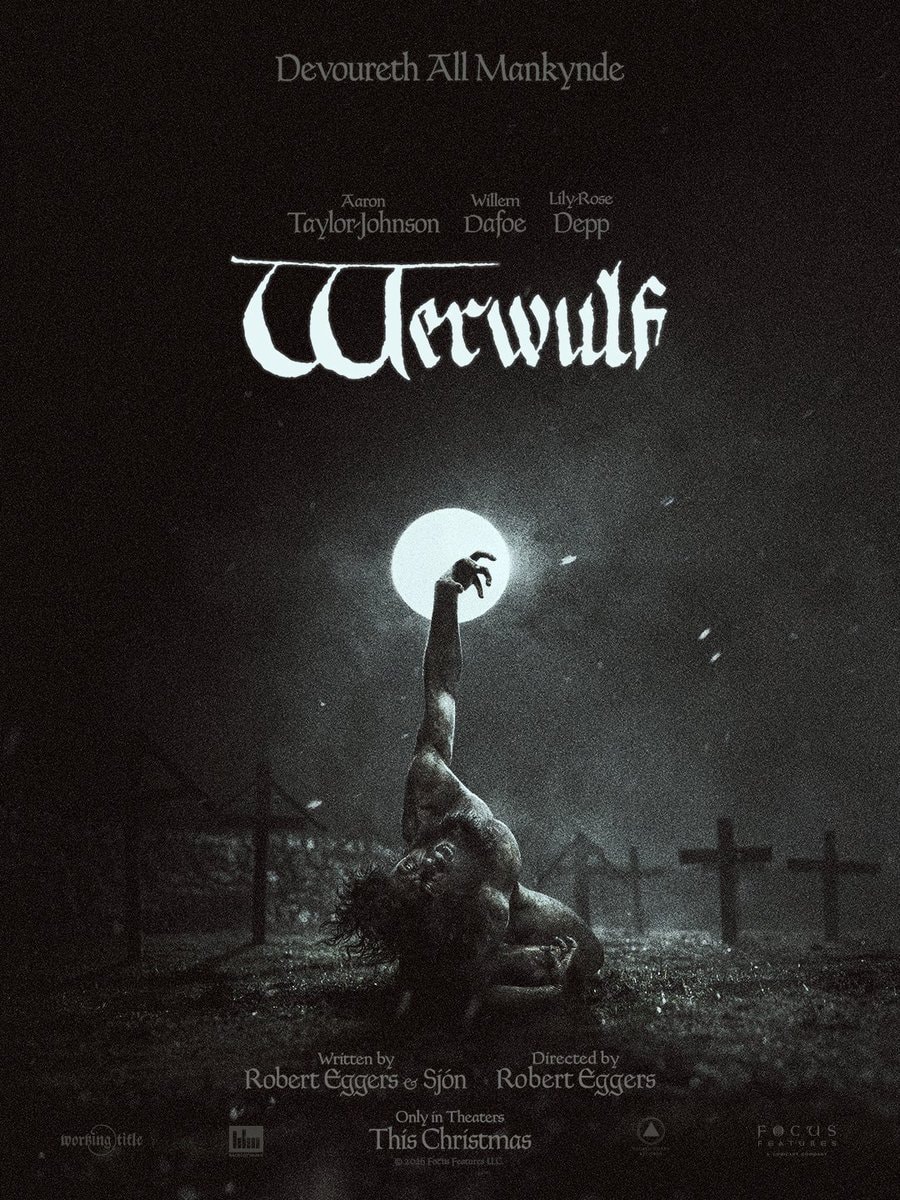Robert Eggers WERWULF new poster