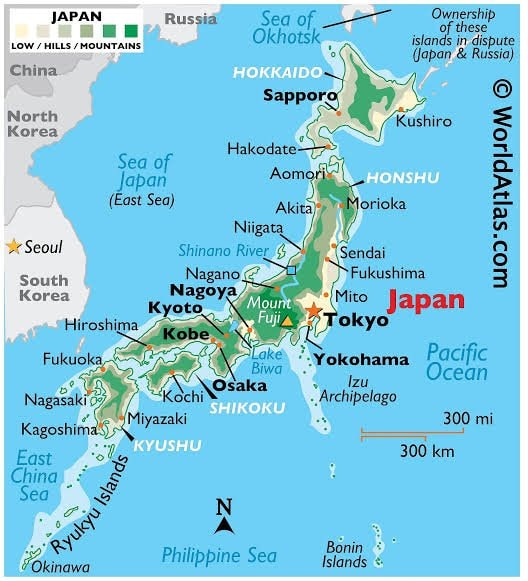 Japan maps and facts Japan maps and facts