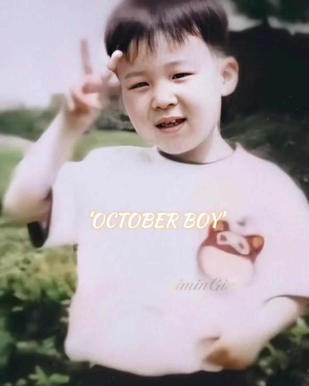 Jimin October birthday month