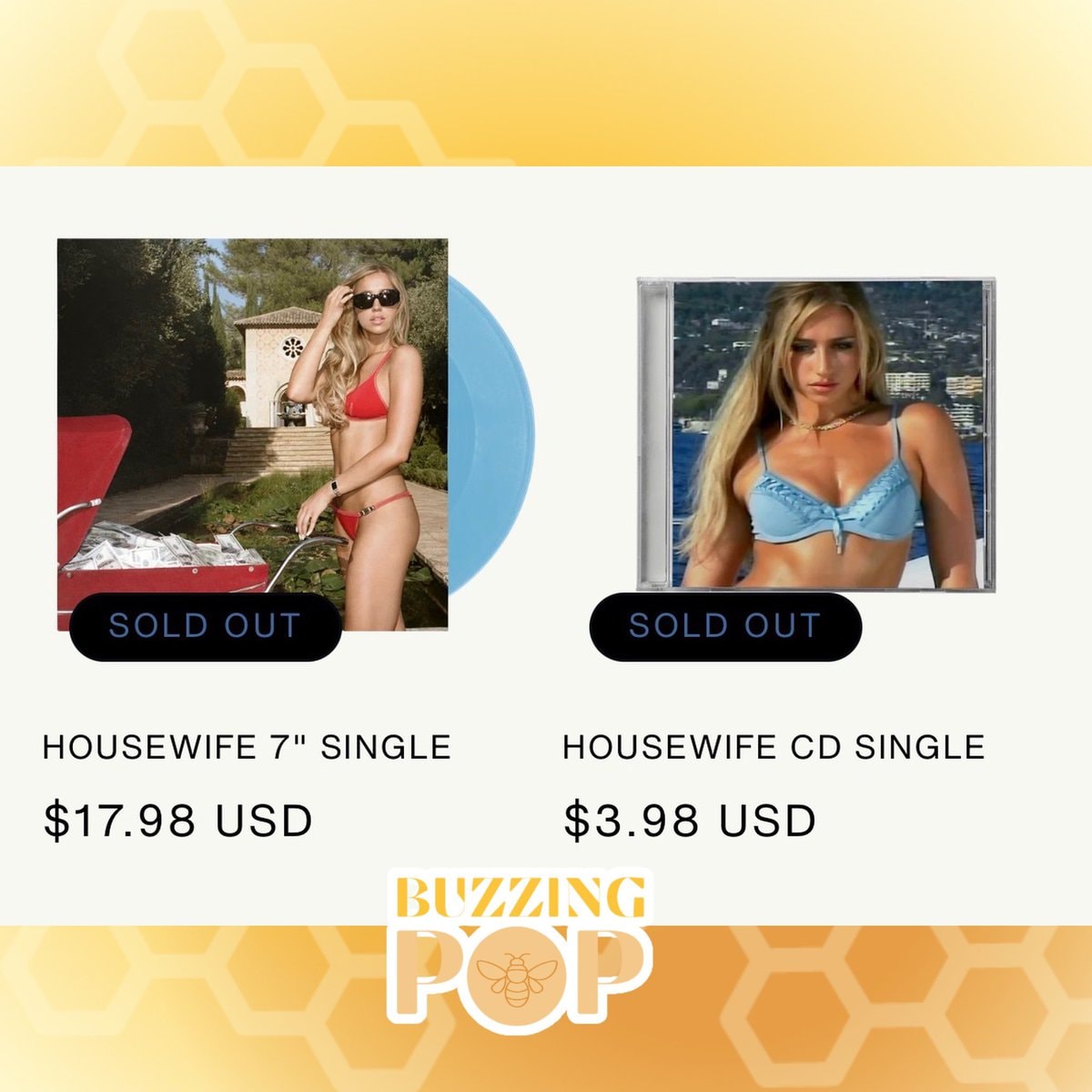 Tate McRae Housewife physicals sold out (photo 2 of 2)