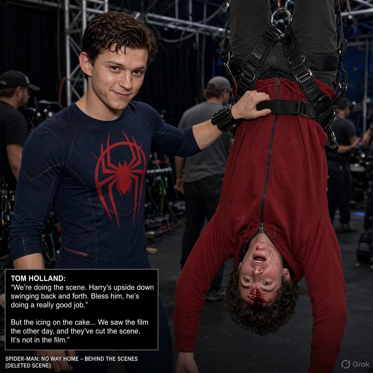 Tom Holland Spider-Man deleted scene