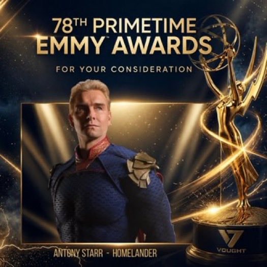 Antony Starr Homelander Emmy poster The Boys Season 5 🏆 (photo 1 of 2)