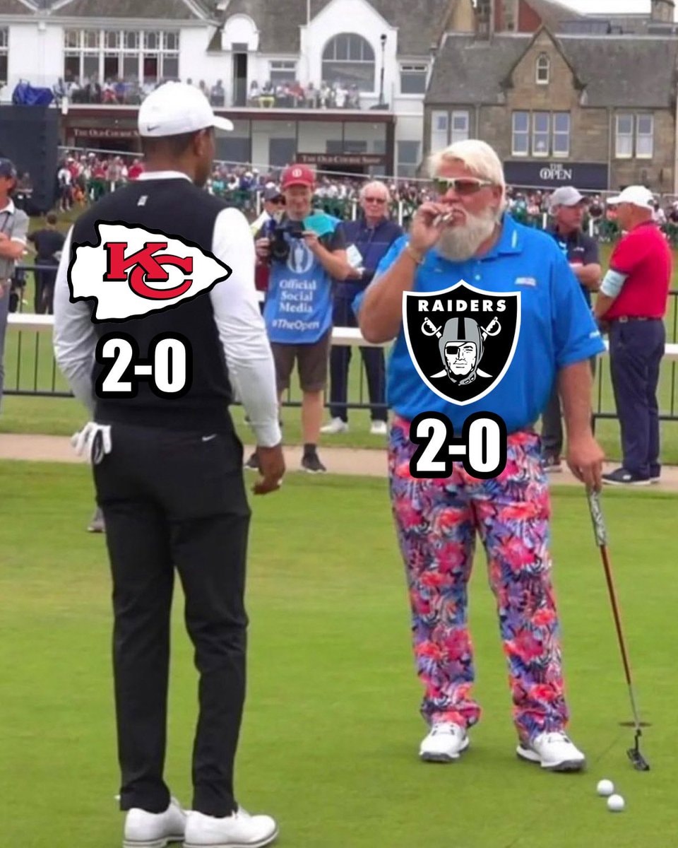Kansas City Chiefs Las Vegas Raiders golf