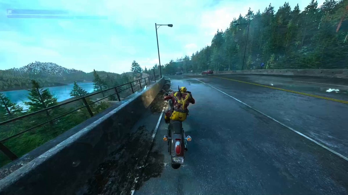 Wolverine bike chase death test