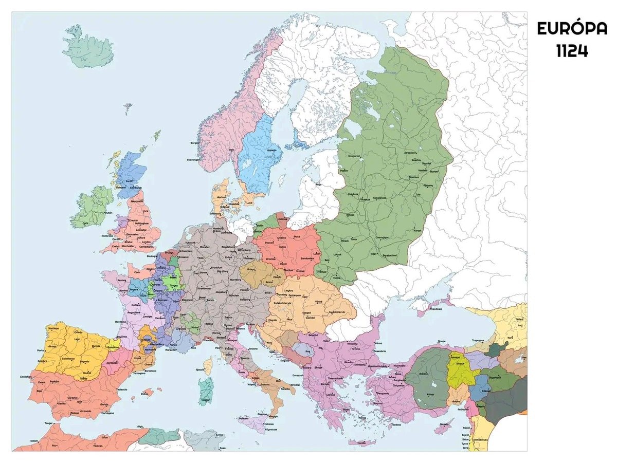 Europe in 1124
