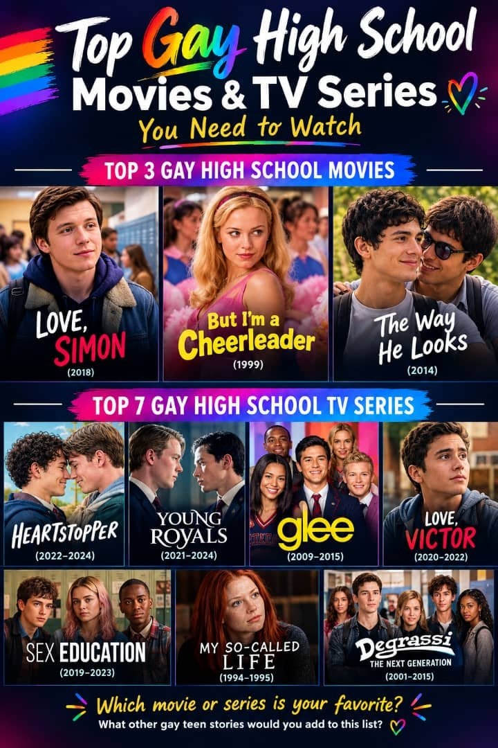 Top gay high school movies and TV series
