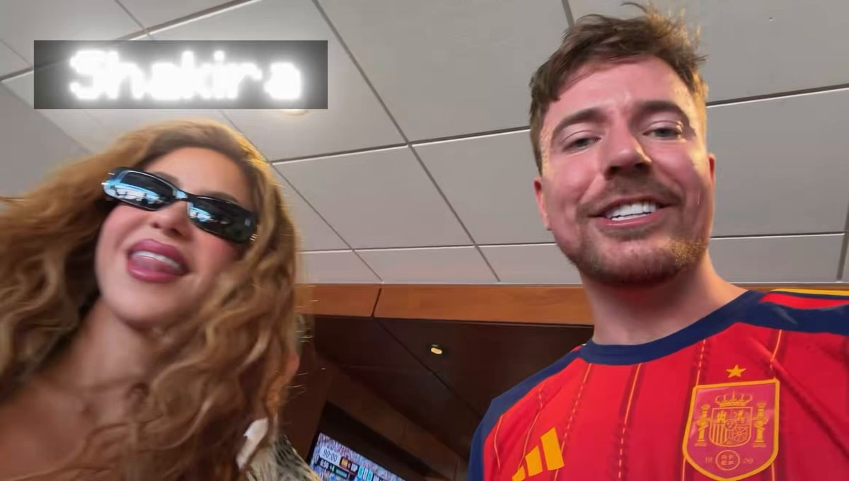 MrBeast Shakira Colombia schools