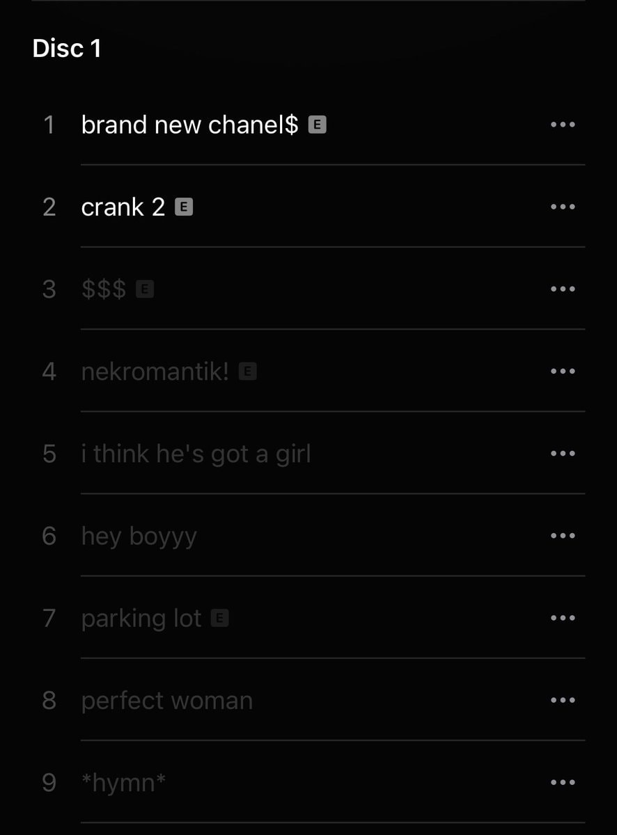 Slayyyter wor$t man in america tracklist (photo 2 of 2) Slayyyter wor$t man in america tracklist (photo 2 of 2)