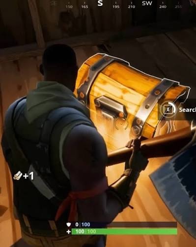 Legendary chest moment Fortnite