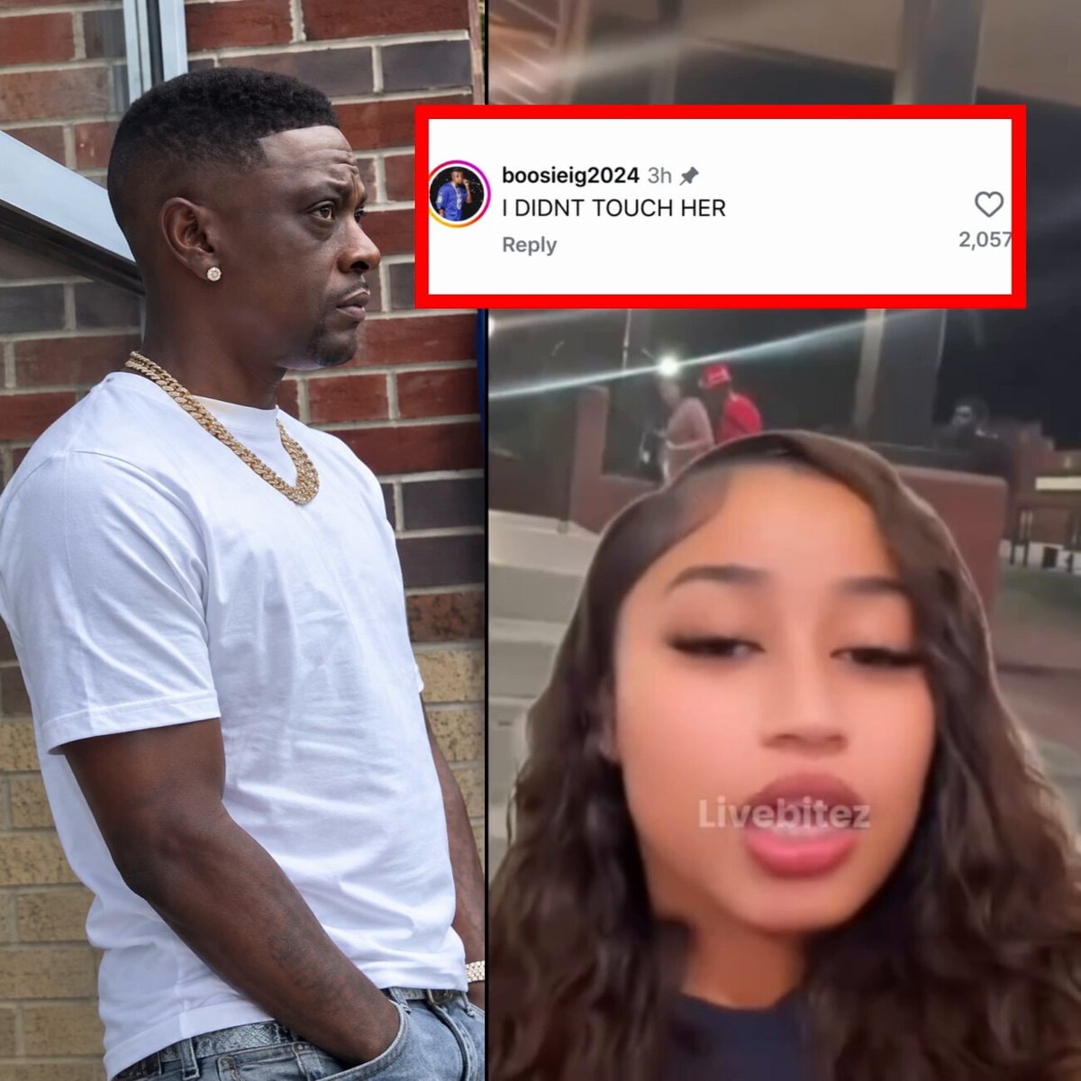Boosie viral hotel encounter fiancée claim Boosie viral hotel encounter fiancée claim