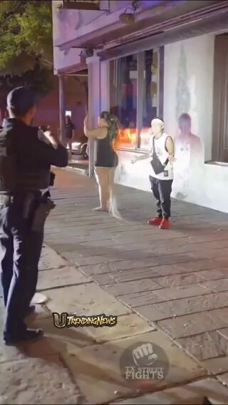 Austin Texas street fight arrest