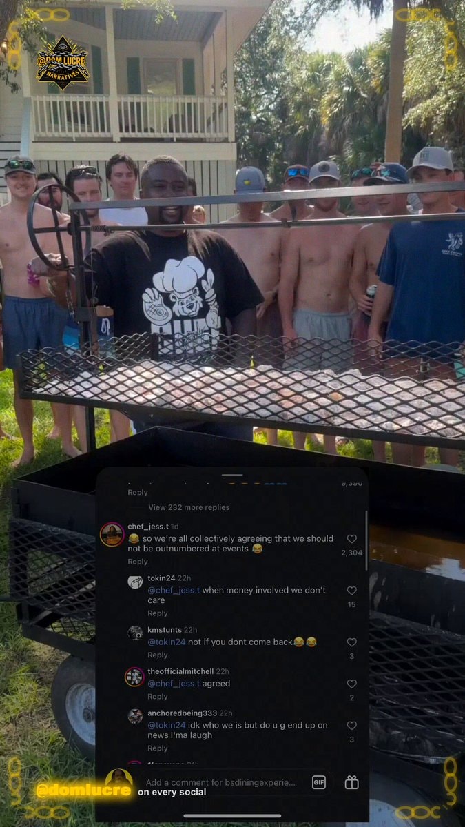 Black man cooking outnumbered controversy