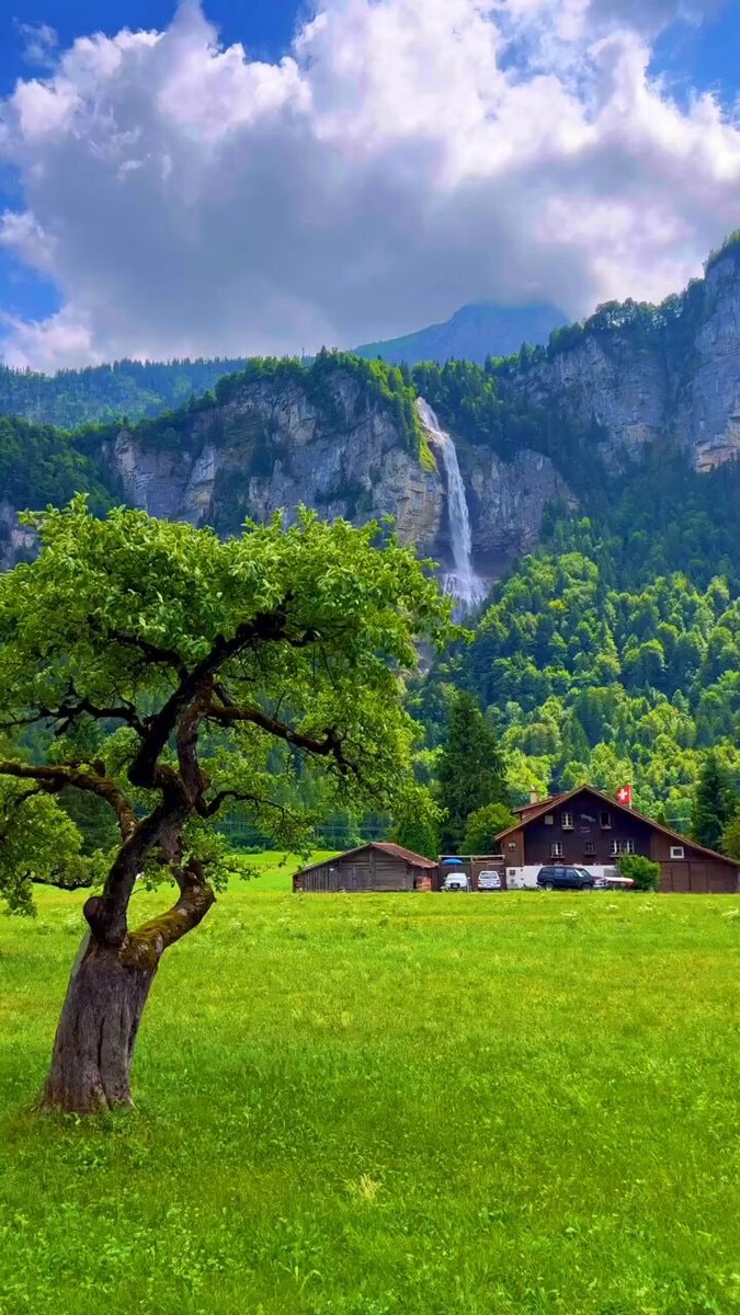 Oltschibachfall Unterbach Switzerland
