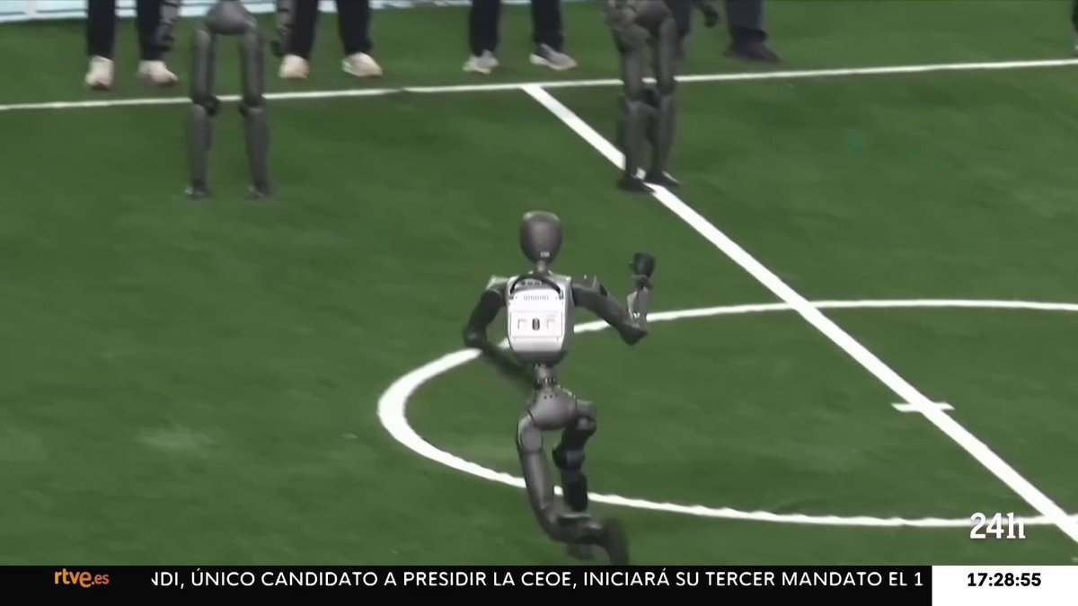 China robot celebration