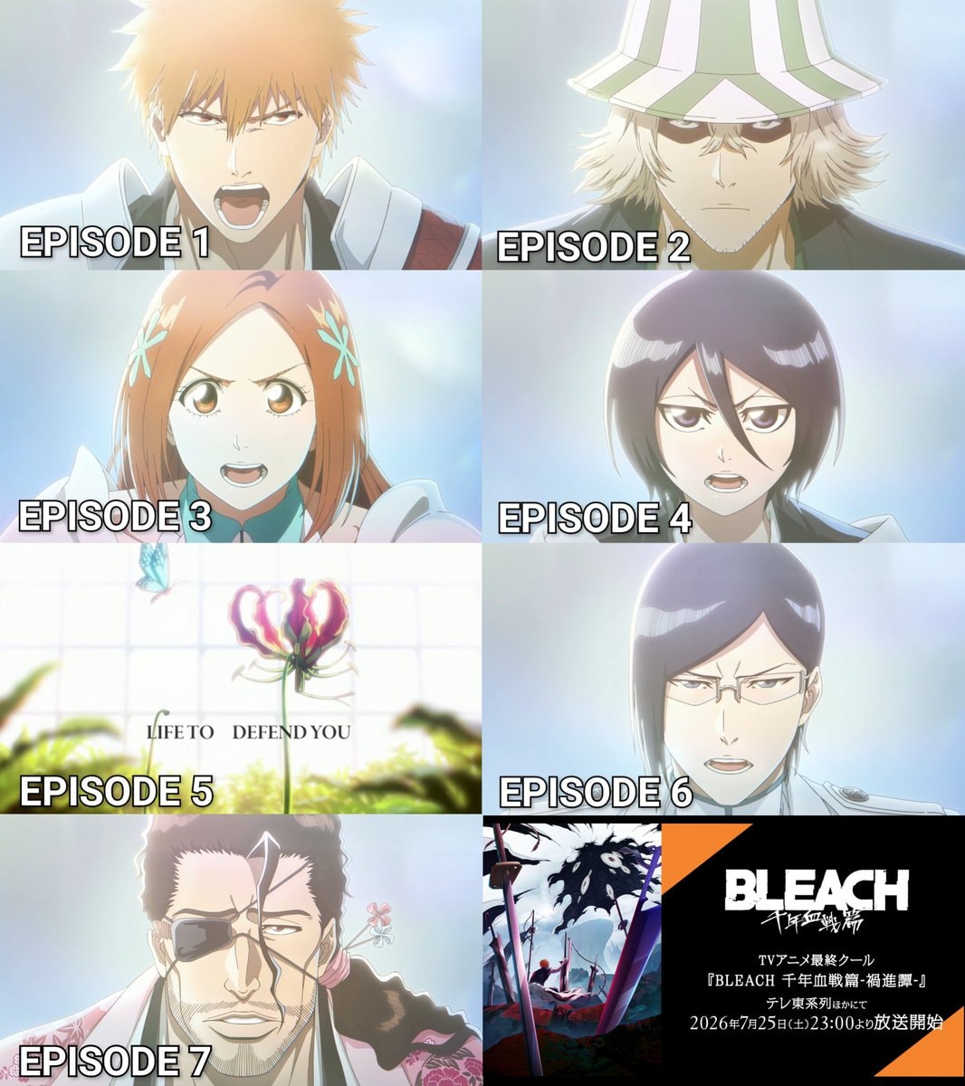 Bleach TYBW Ending Visuals