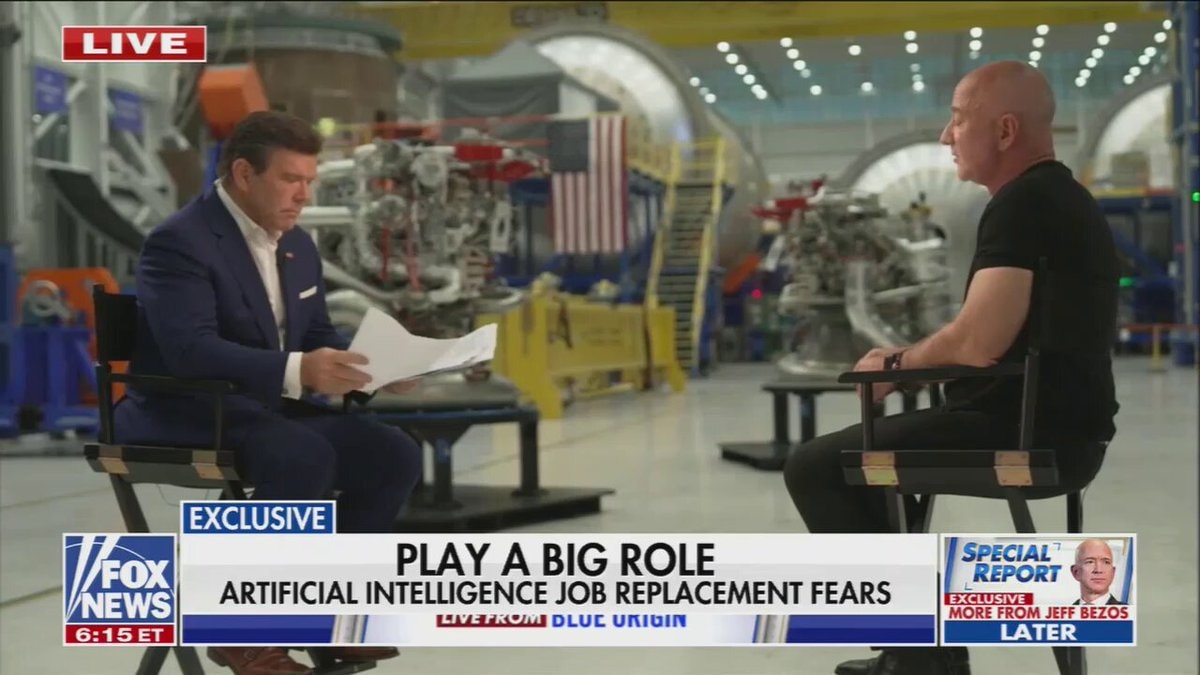 Jeff Bezos AI labor shortage prediction