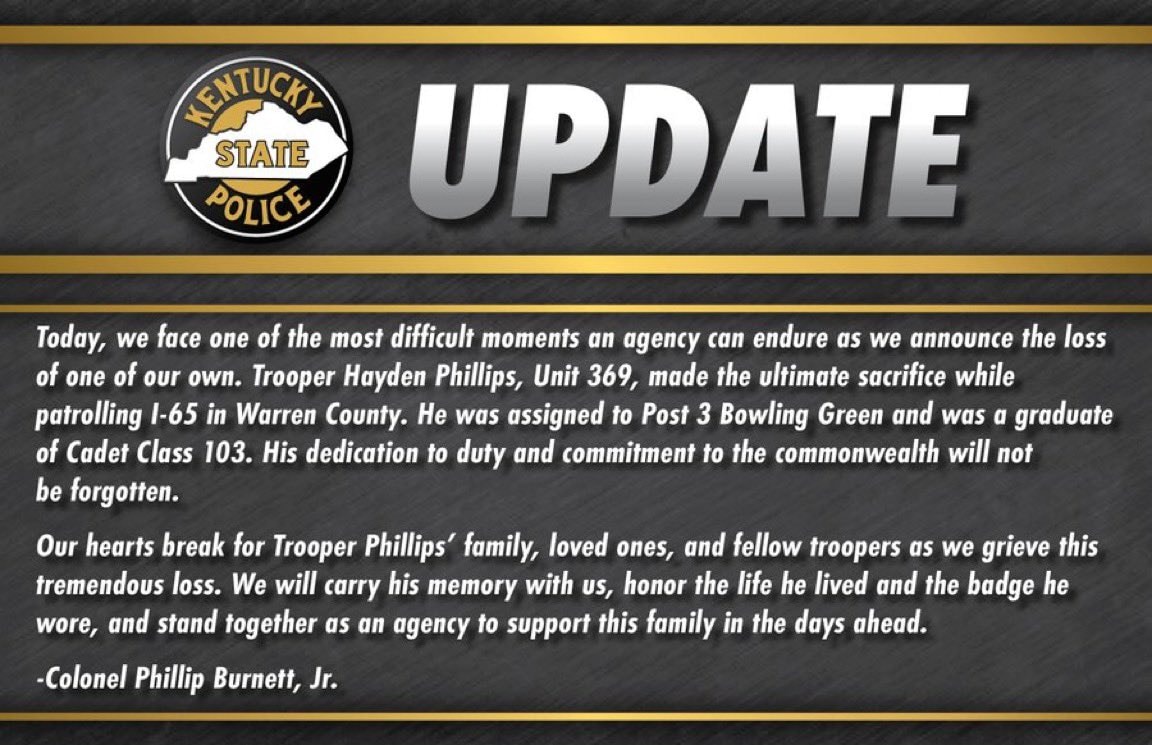 Trooper Hayden Phillips I-65
