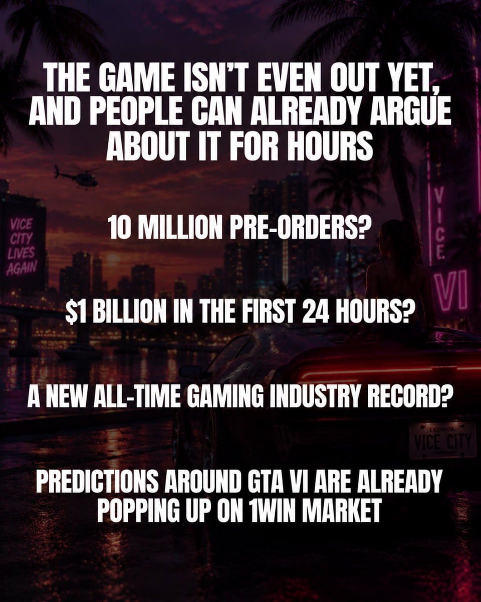 GTA VI pre-order poll 1win Markets (photo 4 of 4)