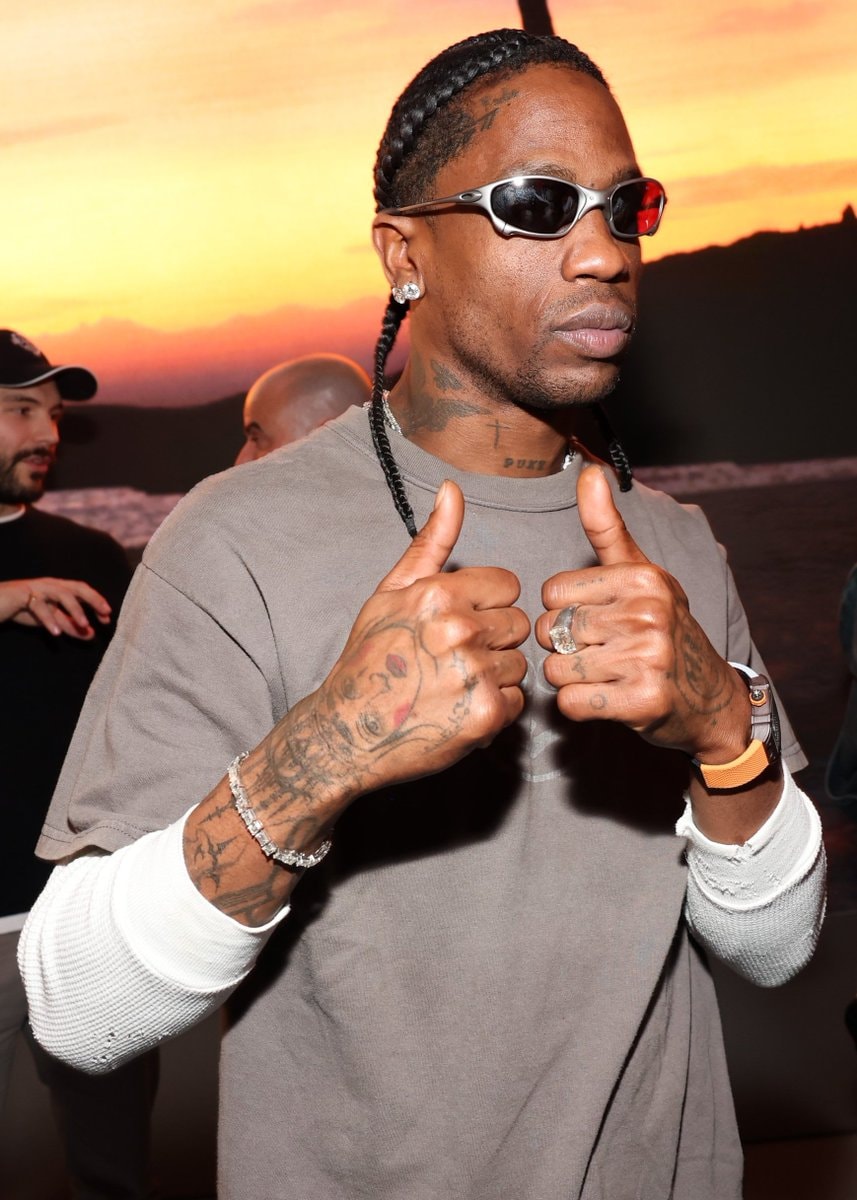 Travis Scott Kanye West Eminem Spotify streams
