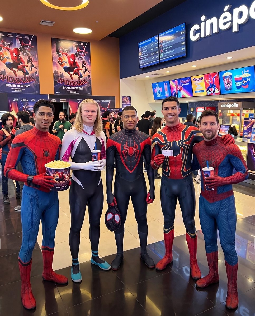 Spider-Man World Cup celebration