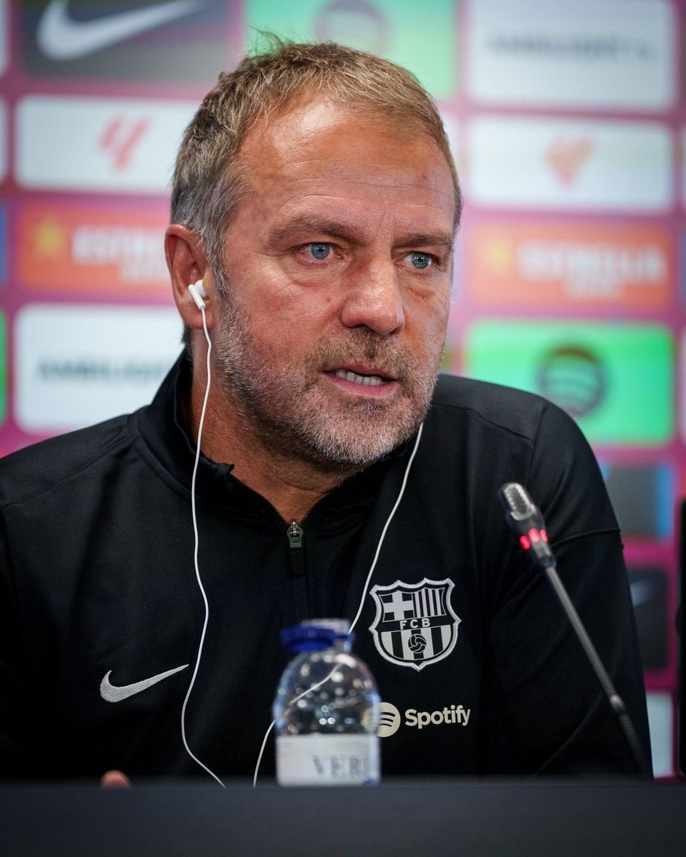 Hansi Flick Barcelona press conference