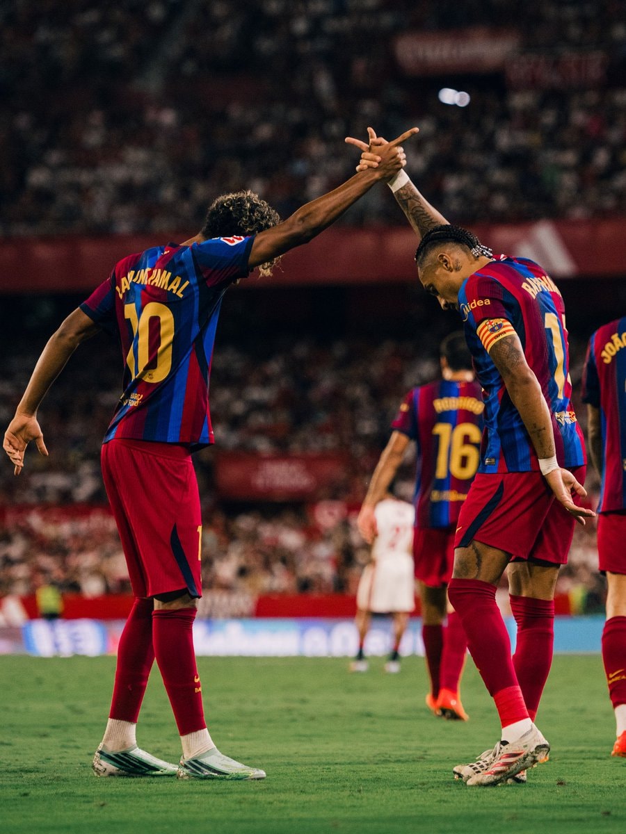 Brazil Spain football duo Brazil Spain football duo