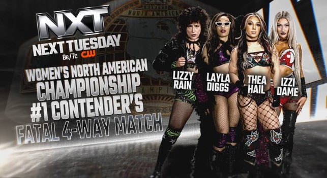 NXT Fatal Four Way Lizzy Rain Layla Diggs Thea Hail Izzi Dame