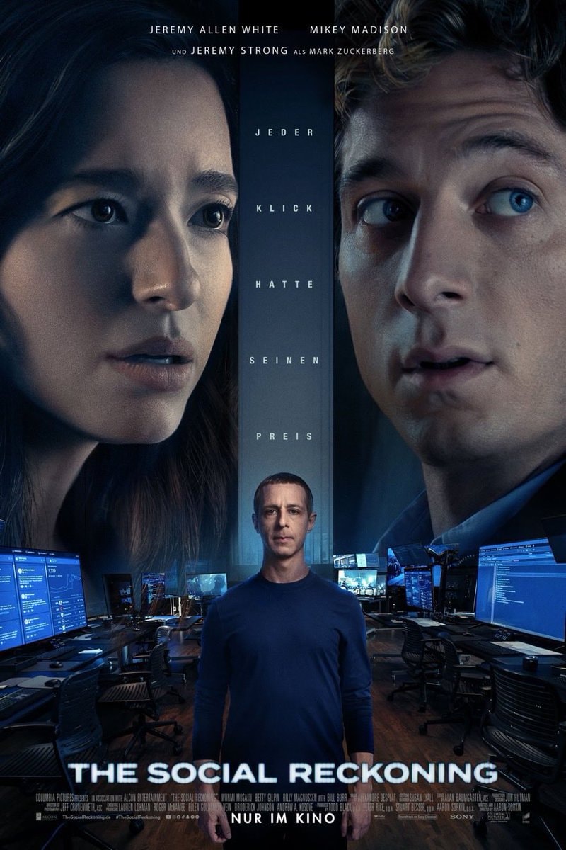 THE SOCIAL RECKONING cast poster