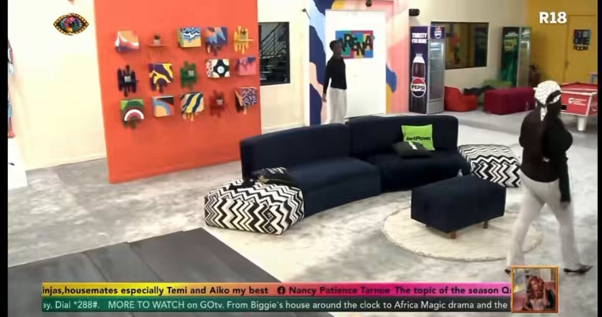 Temi and Tram BBNaija Bed Drama