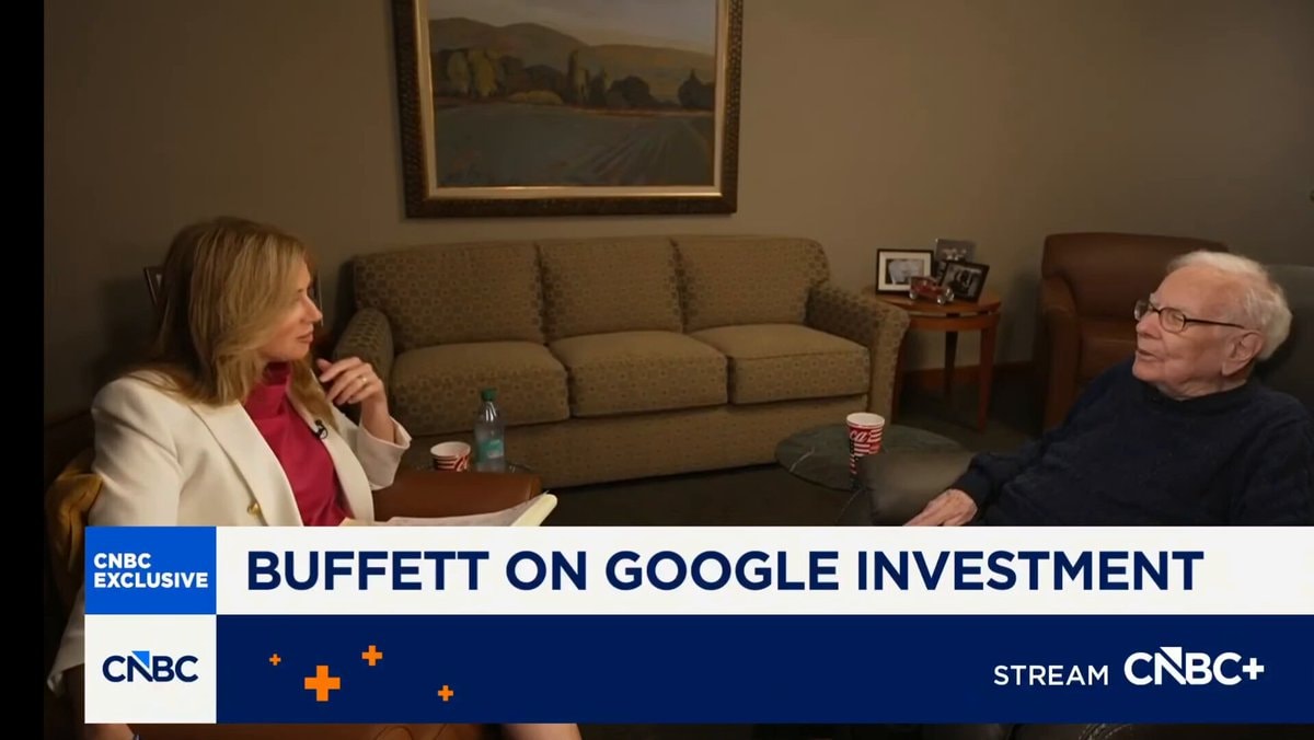 Warren Buffett on AI investment and Google