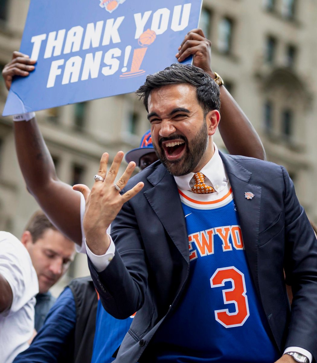 Mamdani New York Knicks jersey moment Mamdani New York Knicks jersey moment