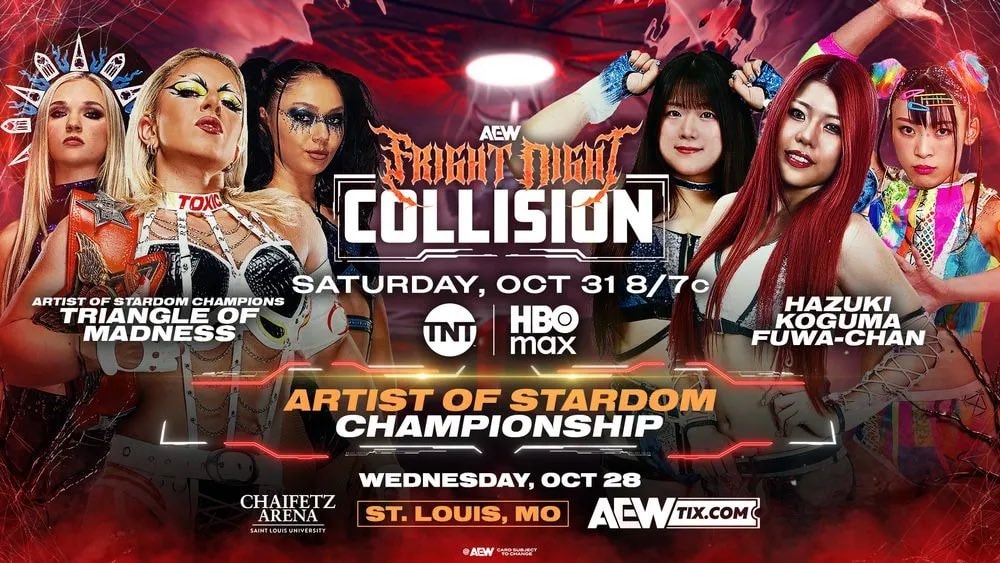 Triangle of Madness vs Trinity at AEW Collision Fright Night