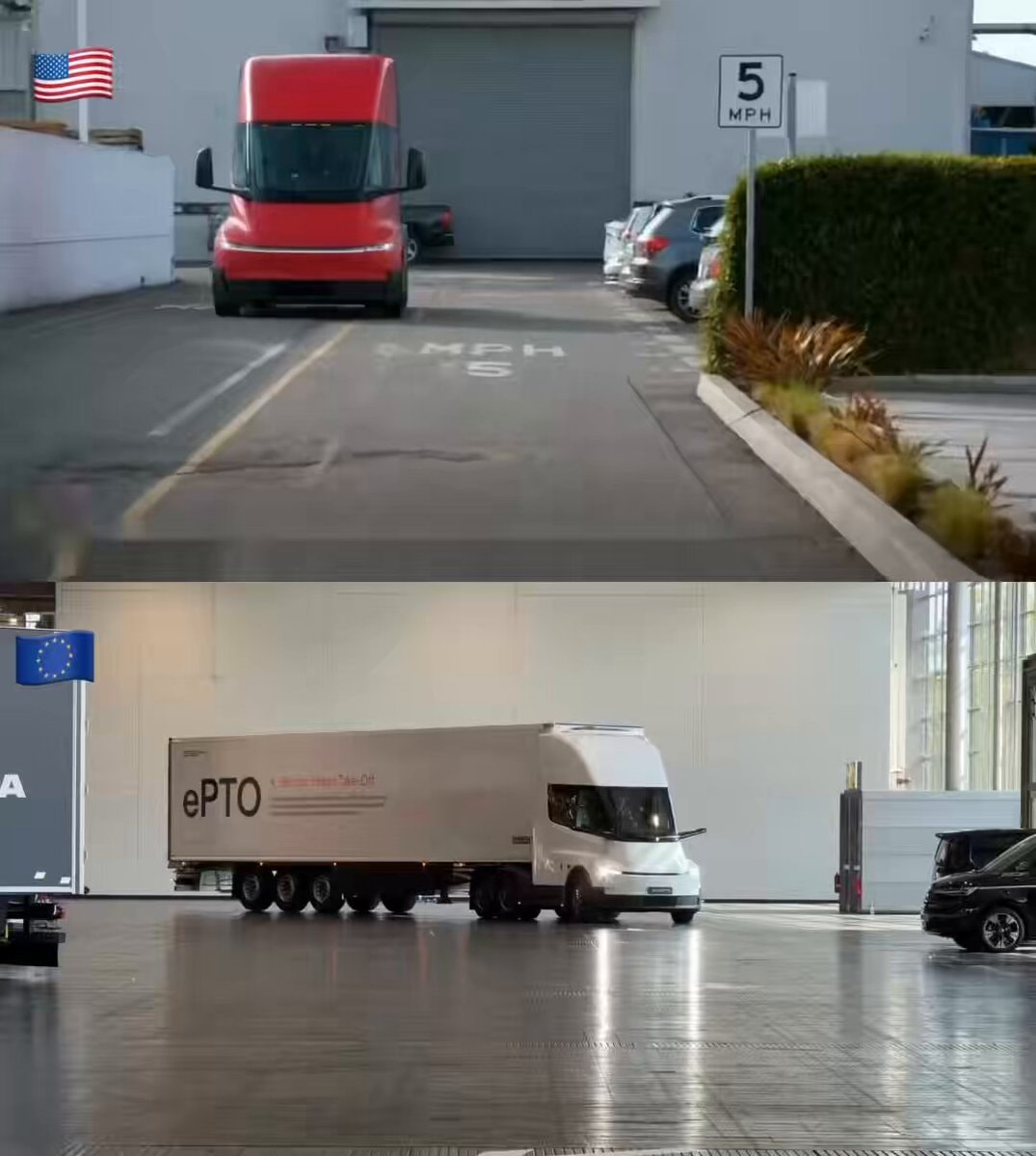 Tesla Semi US vs EU regulations