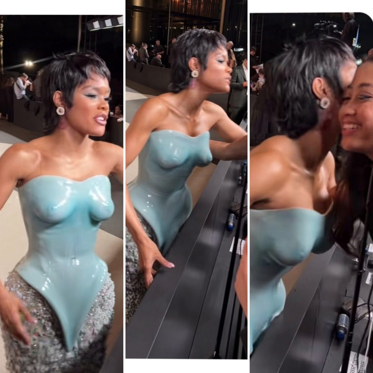 Teyana Taylor Academy Museum Gala press line