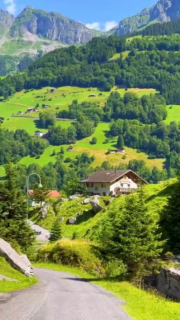 Mountain landscape view