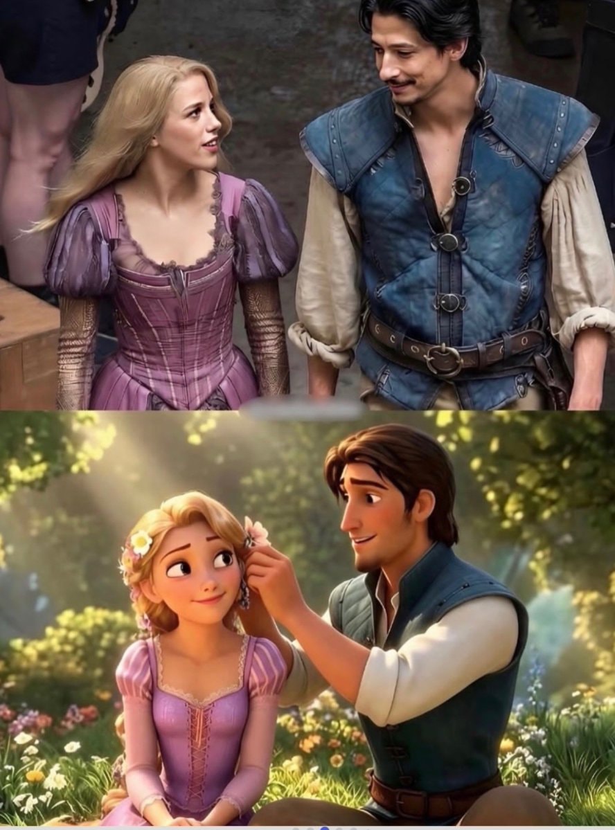 Disney Tangled live-action Rapunzel Flynn Rider