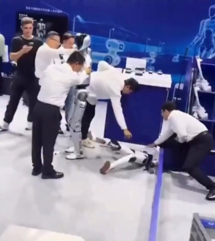 humanoid AI burnout meltdown