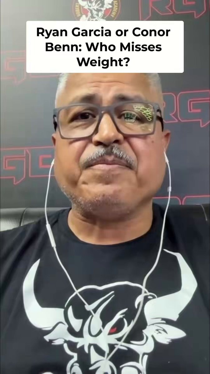 Robert Garcia on GarciaBenn weight